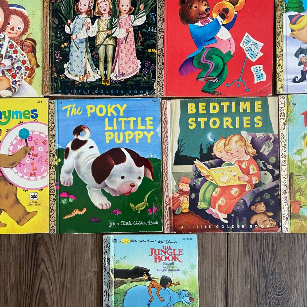 Antique/Vintage/Collectible LITTLE GOLDEN BOOKS Bundle - 19 Books Dating 1942-19 - Picture 5 of 6